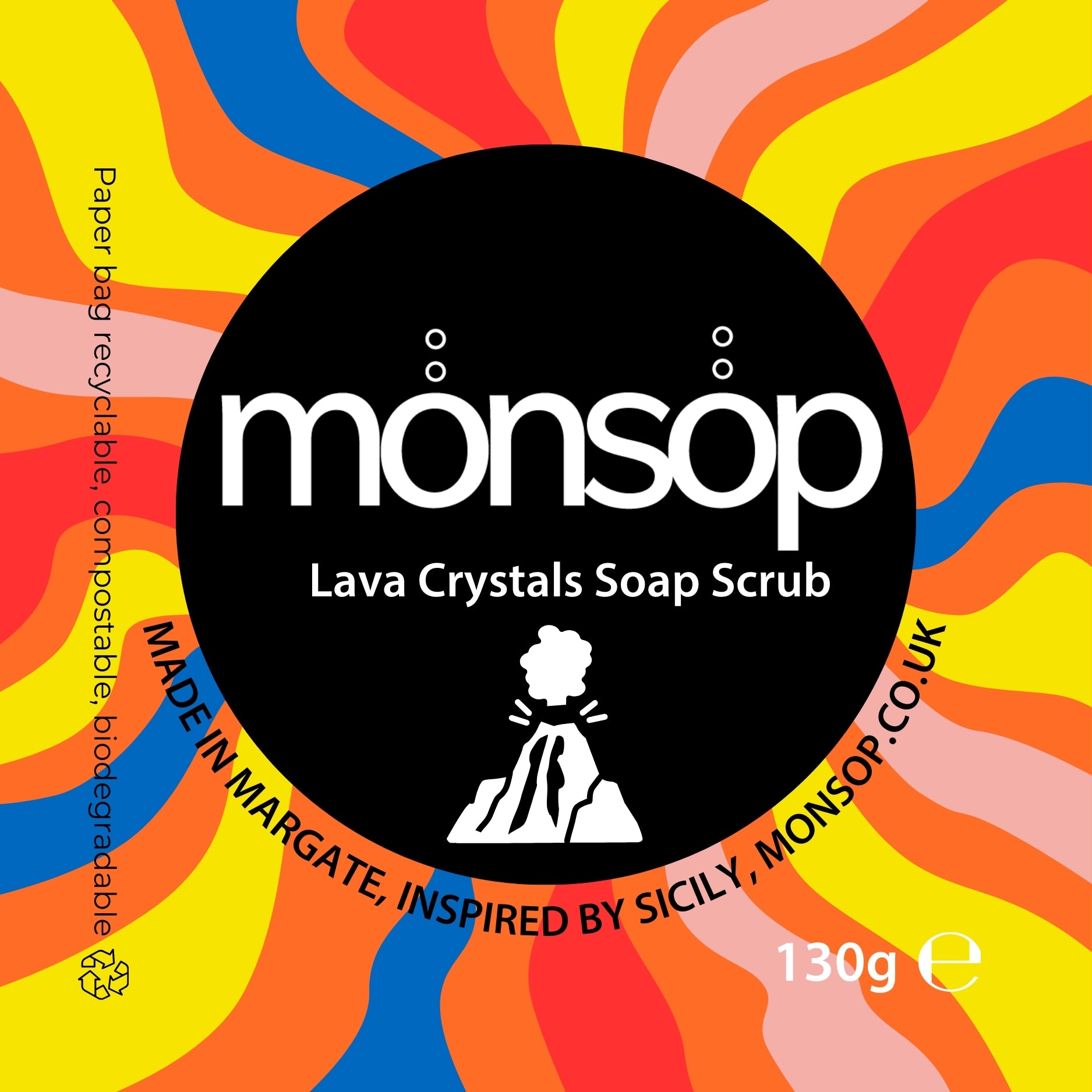 Monsop - Lava Crystals Soap Scrub