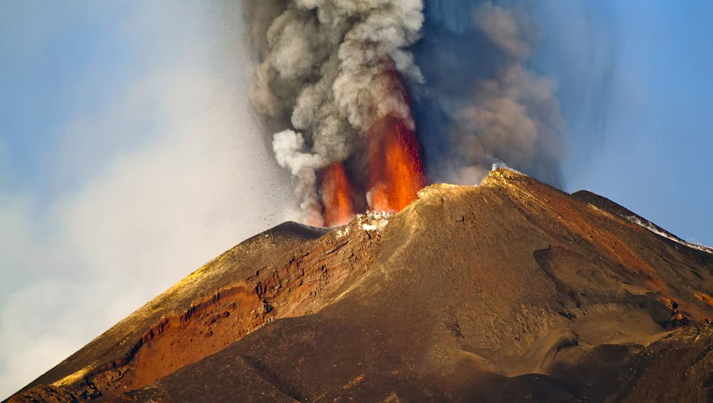 Sicilian Volcano Eruption, from Ash to Abundance